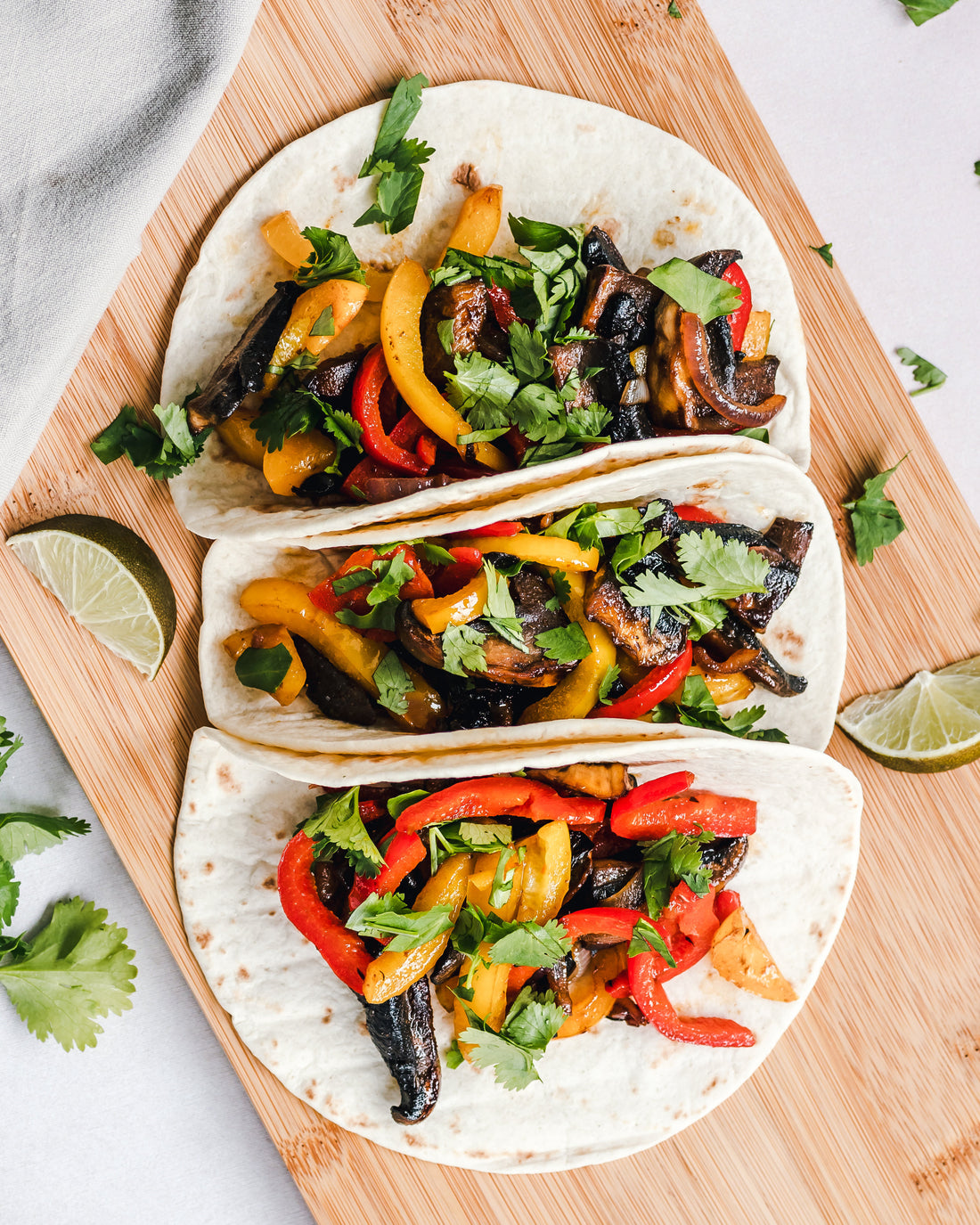 Portobello Fajitas - TRANSFORM by Fitaz
