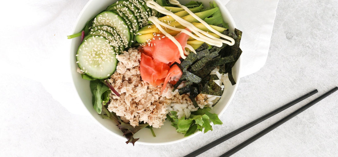 Tuna Sushi Salad Bowl - Ready In Under 10 Minutes! - TRANSFORM by Fitaz