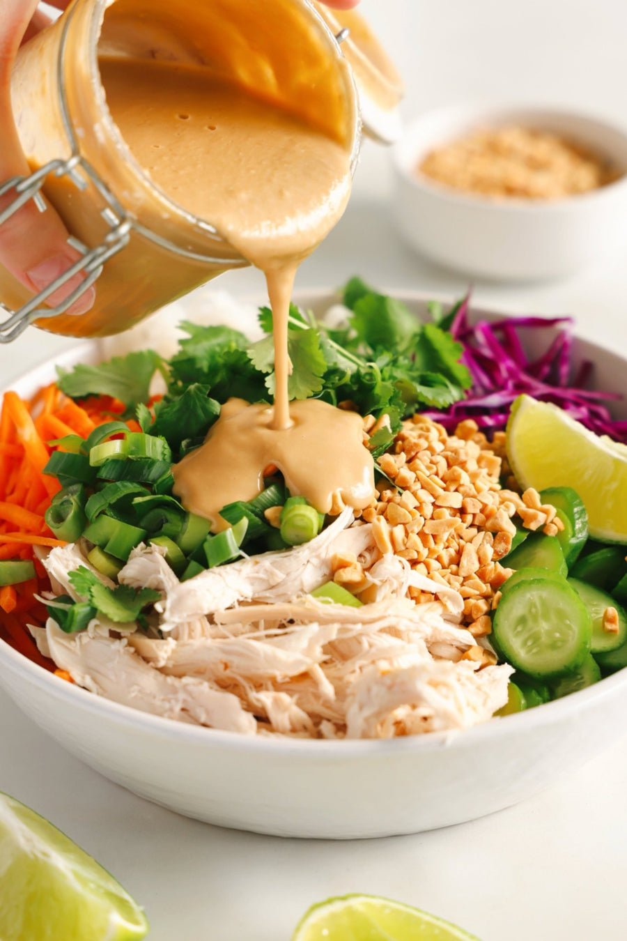 Chicken Satay Noodle Salad