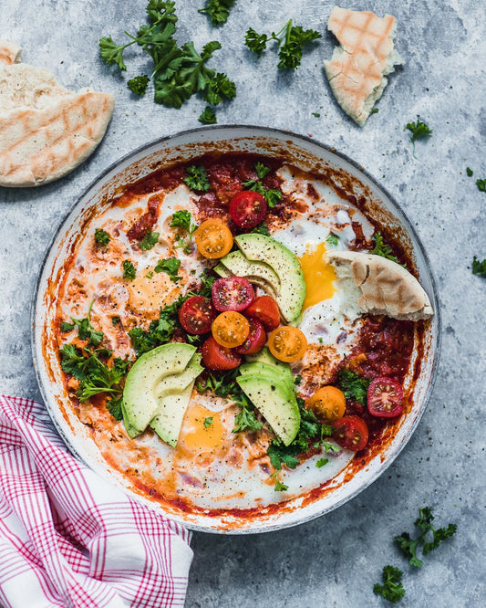 Shakshuka AKA Next Level Poached Eggs - TRANSFORM by Fitaz