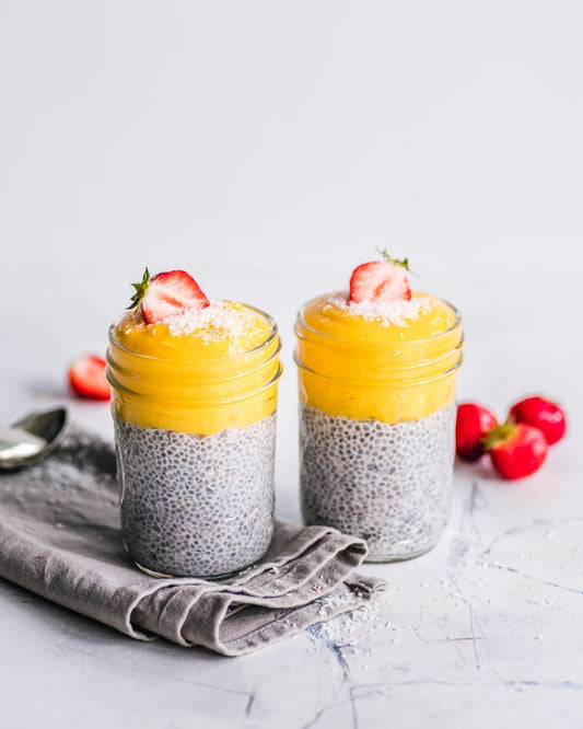 Creamy Coconut Chia Pudding With Mango Puree - TRANSFORM by Fitaz