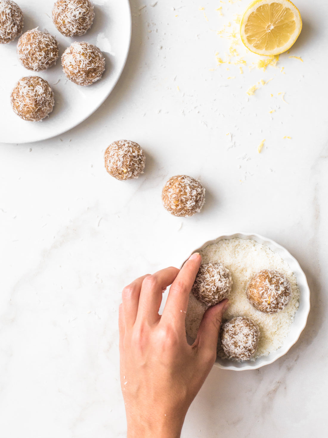 Lemon Coconut Energy Balls