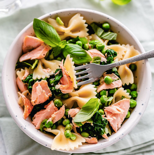 Light Salmon Pasta - PHASE 2 APPROVED! - TRANSFORM by Fitaz