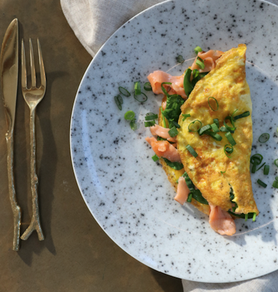 Quick To Make - Smoked Salmon Omelette