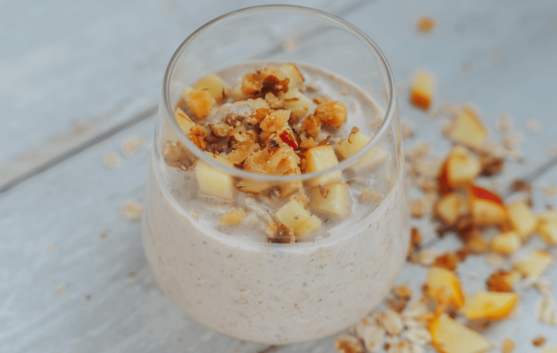 Apple Crumble Overnight Oats: A Decadent, Protein Packed Breakfast - TRANSFORM by Fitaz