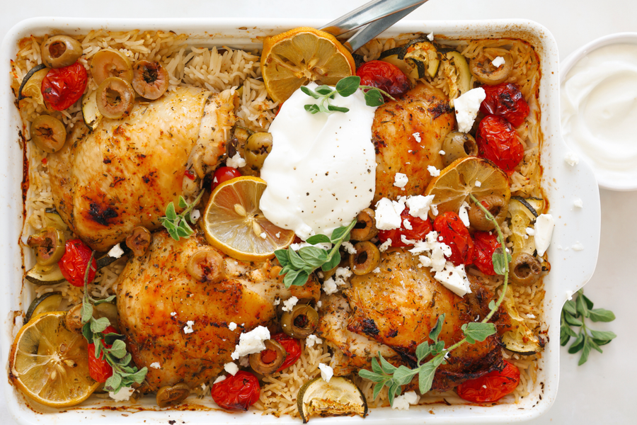 One-Pan Greek Lemon Chicken: Zesty Comfort With Barely Any Washing Up