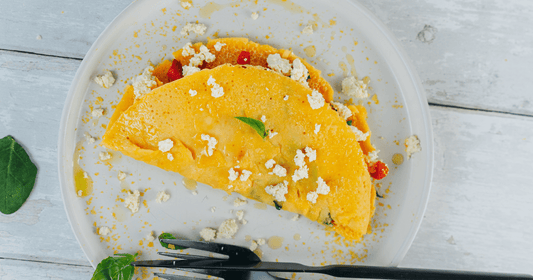 Chickpea Omelette In Under 20 Minutes - TRANSFORM by Fitaz