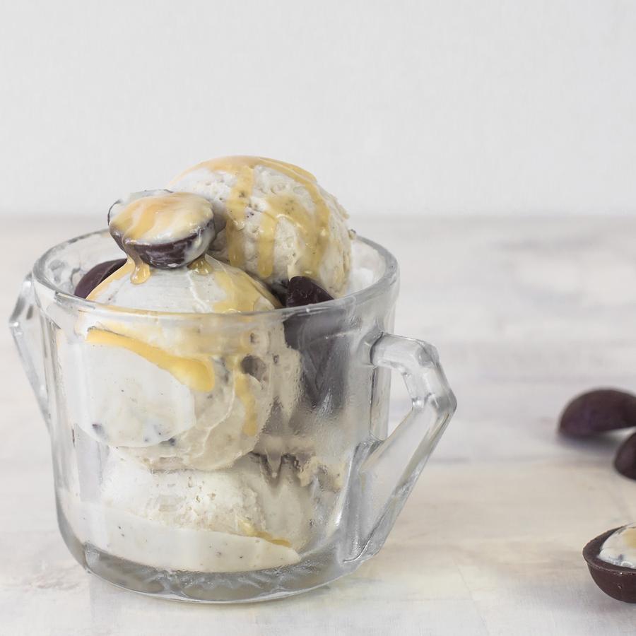 Guilt-Free Creme Egg Ice Cream