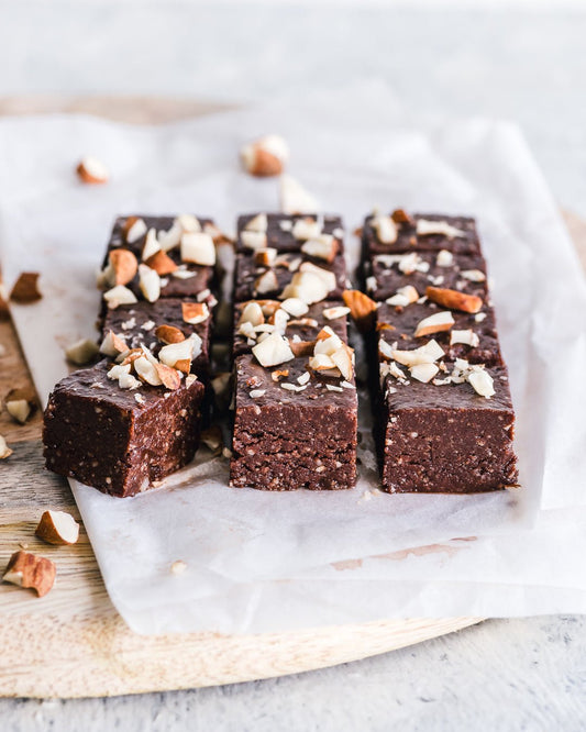 Chocolate Almond Butter Fudgy Bites - TRANSFORM by Fitaz