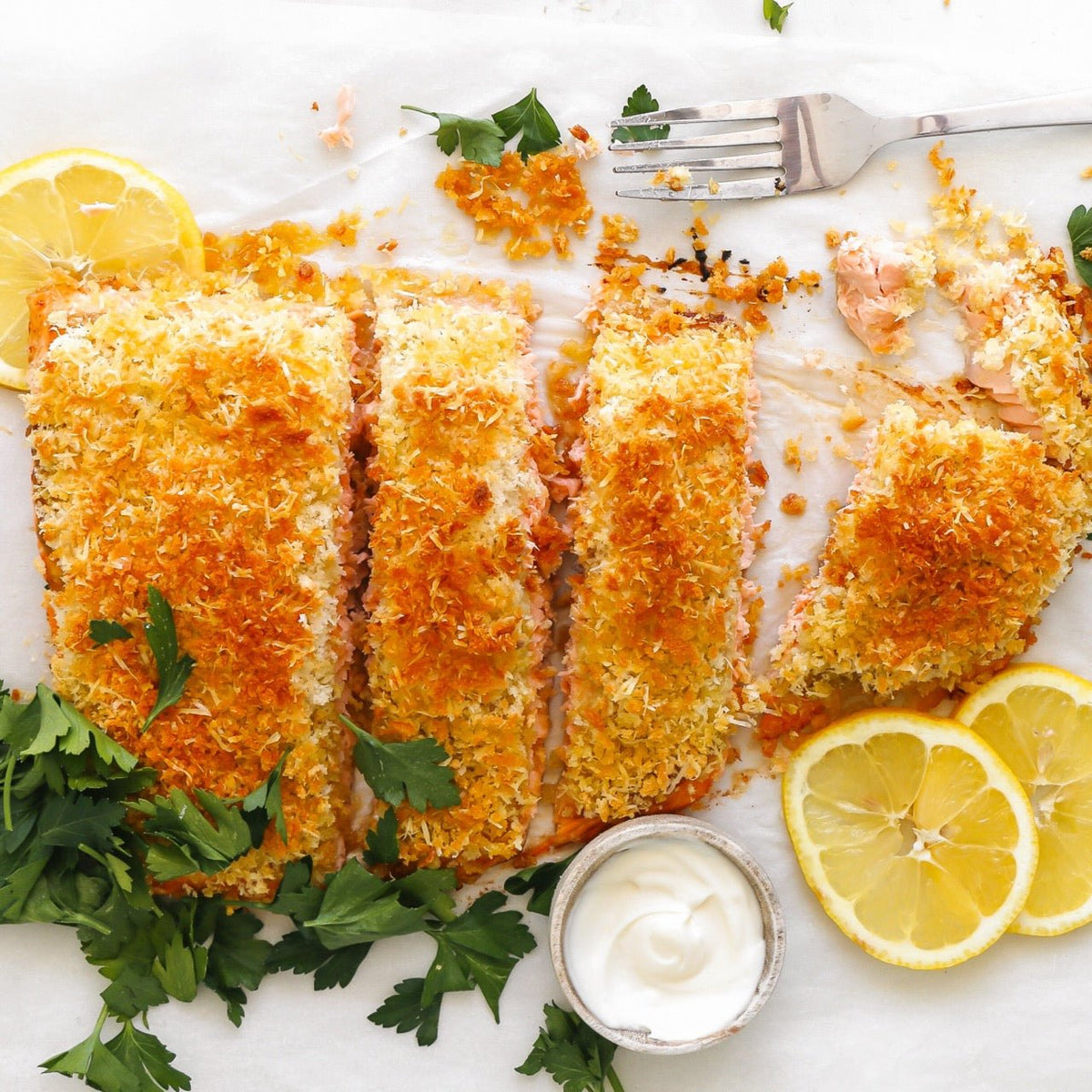 Parmesan Crusted Salmon - TRANSFORM by Fitaz