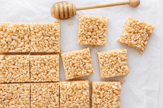 Honey Vanilla Rice Bubble Squares: The Lunchbox Treat Everyone Will Love - TRANSFORM by Fitaz