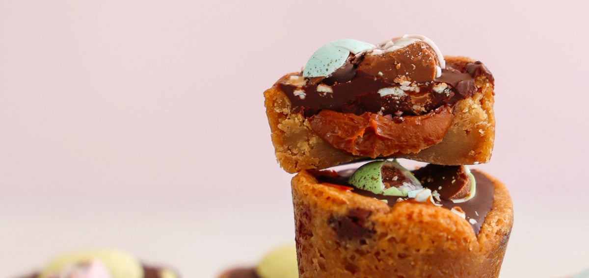 Easter Caramel Cookie Cups