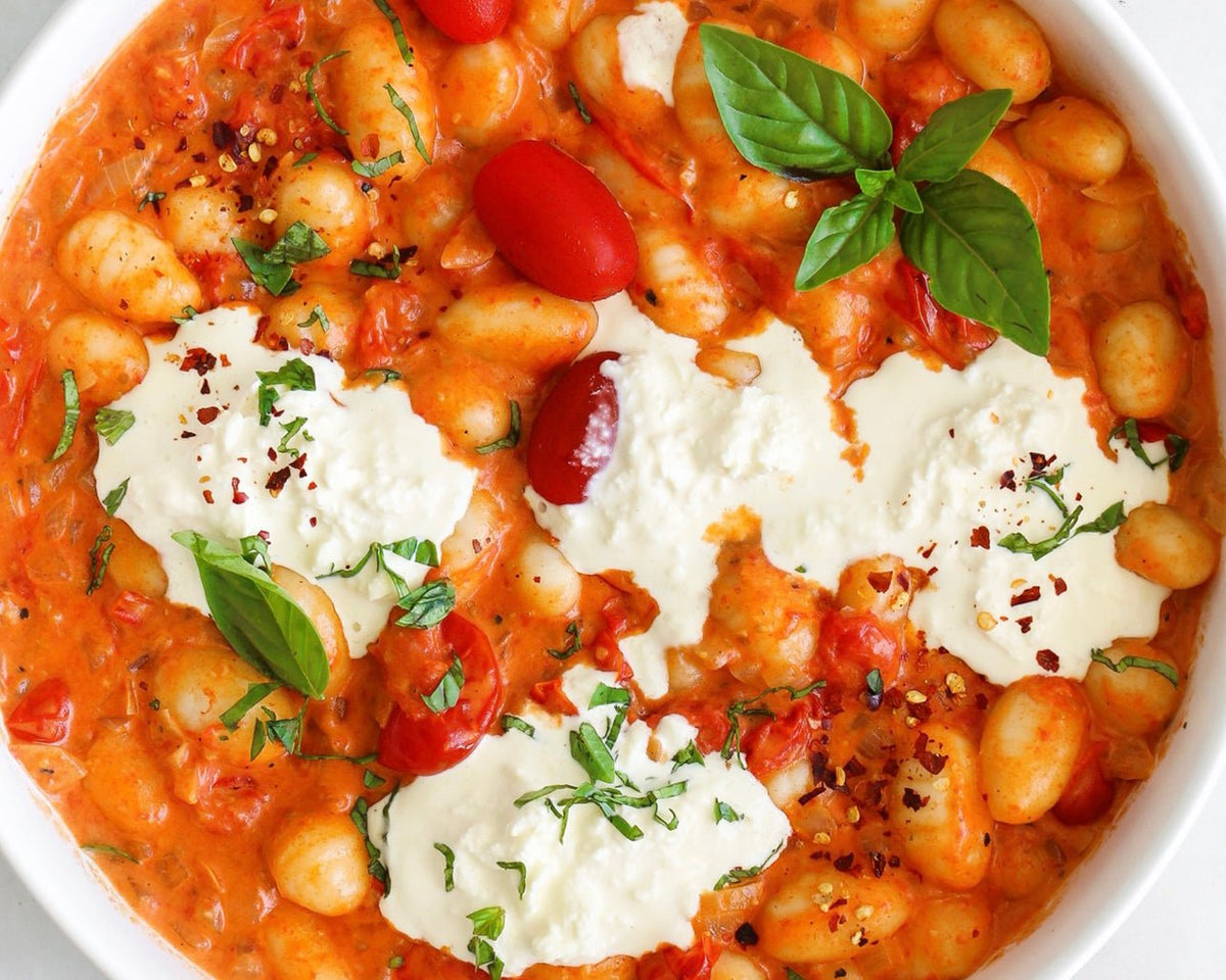 Creamy Tomato and Burrata Gnocchi Recipe