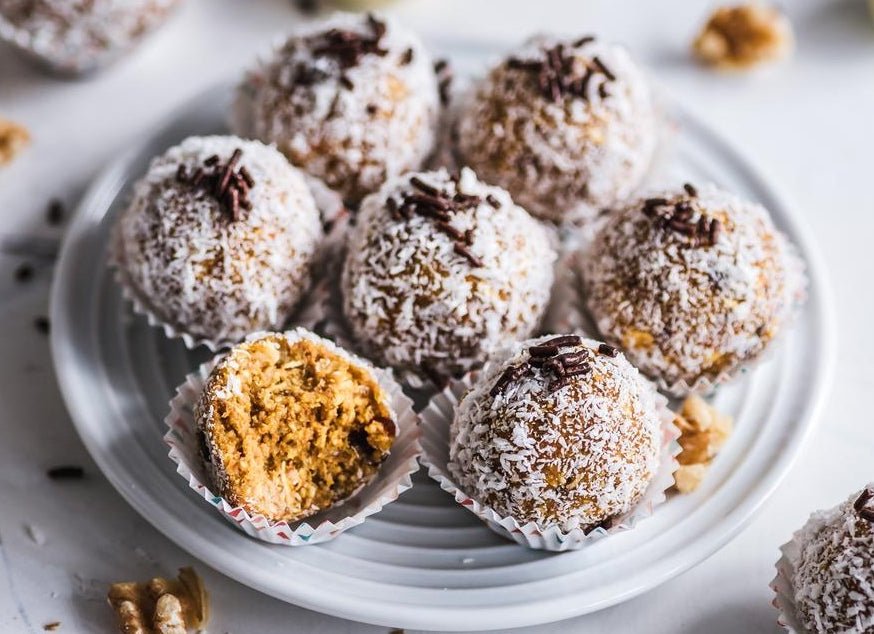 Delish Carrot & Orange Cake Truffles