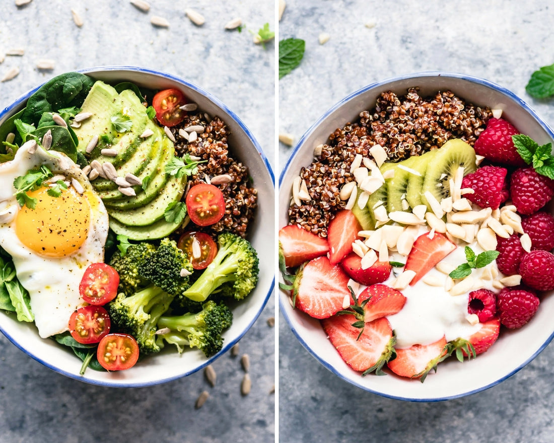 Quinoa Breakfast Bowls 2 Ways