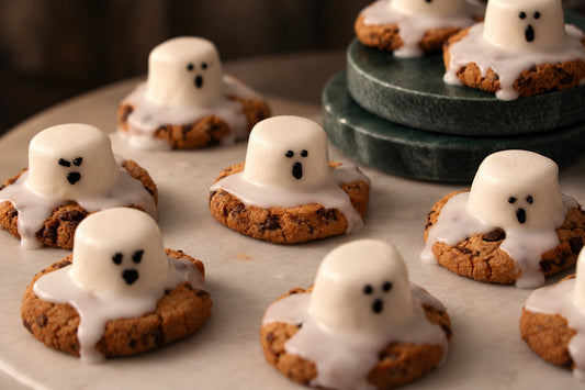 Halloween Ghost Cookies: A 10-Minute No-Bake Treat - TRANSFORM by Fitaz