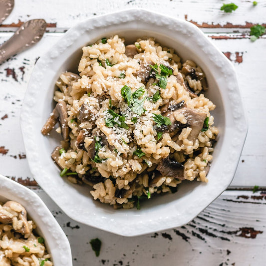 Mushroom Risotto - TRANSFORM by Fitaz