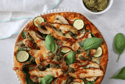 Chicken Pesto Pizza - TRANSFORM by Fitaz