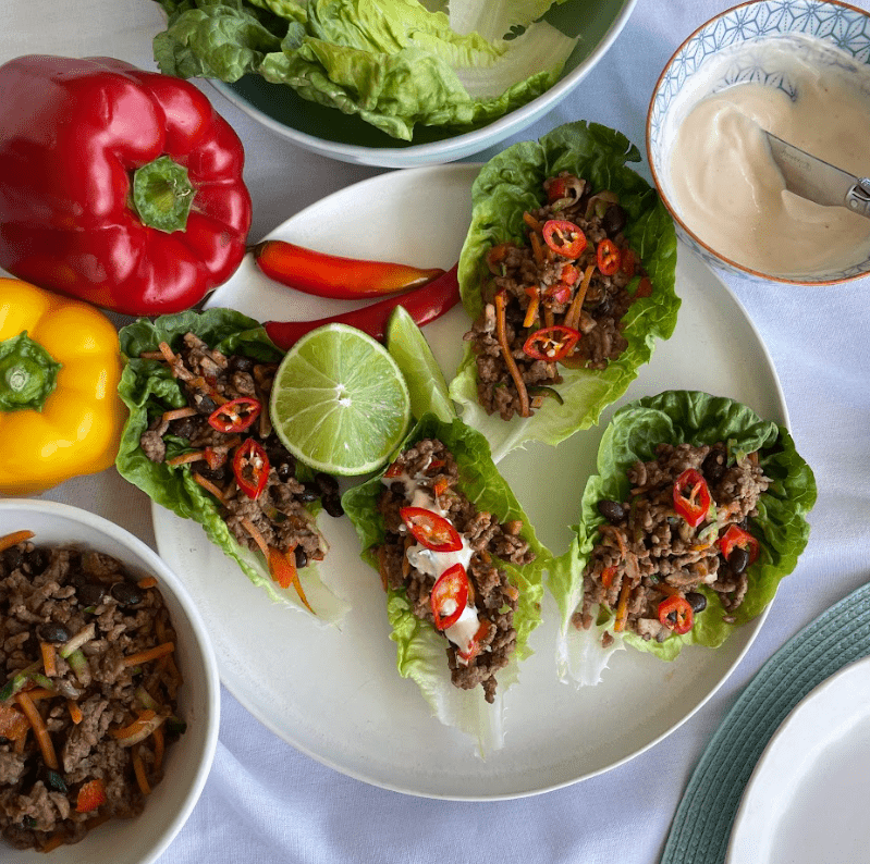 Leonie's Mexican San Choy Bau