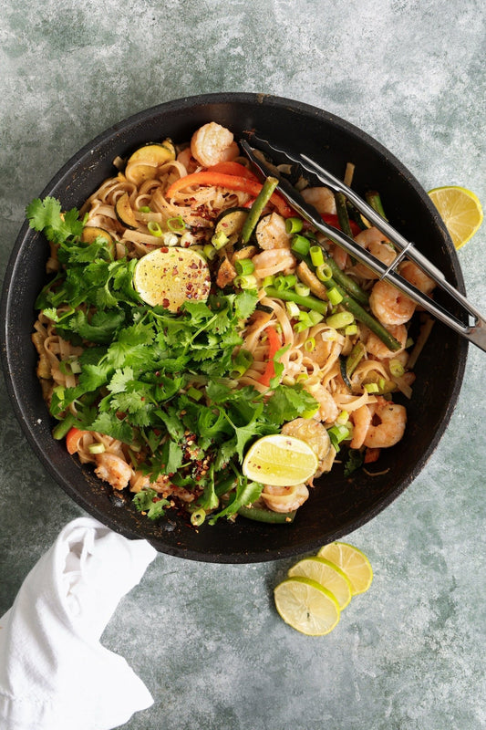 Thai Prawn & Rice Noodle Stir-Fry: Big Flavour in Just 20 Minutes - TRANSFORM by Fitaz
