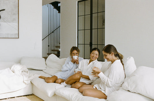 Image showing 3 women looking happy and having drink