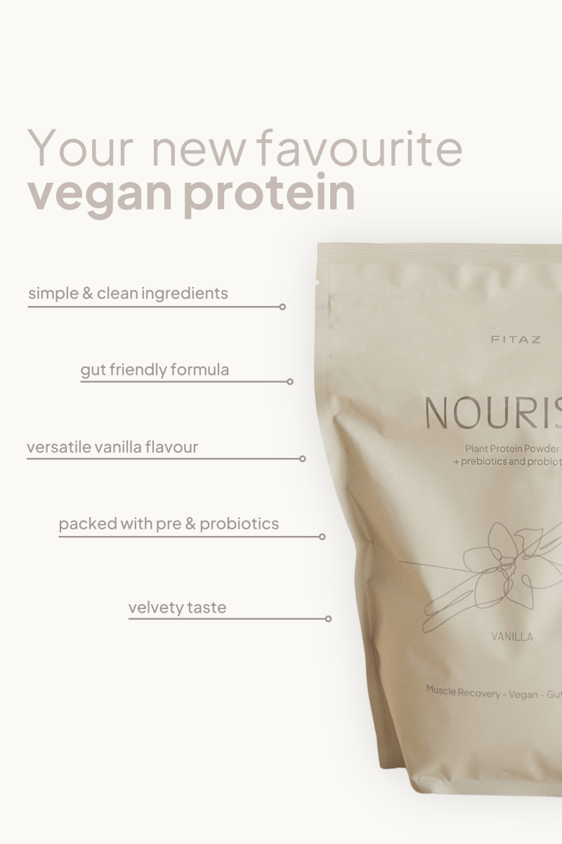 Nourish Vegan Protein Powder 500g - TRANSFORM by Fitaz