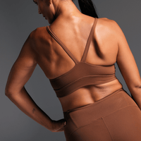 Flow Sculpted Crop Cinnamon - TRANSFORM by Fitaz