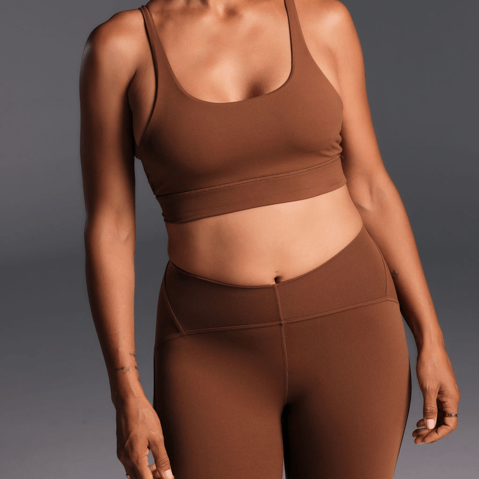 Flow Sculpted Tights Cinnamon - TRANSFORM by Fitaz