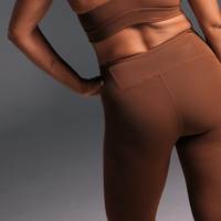 Flow Sculpted Tights Cinnamon - TRANSFORM by Fitaz