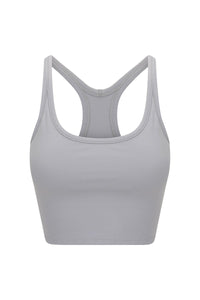 Elevate Racer Back Crop Sky Gray - TRANSFORM by Fitaz