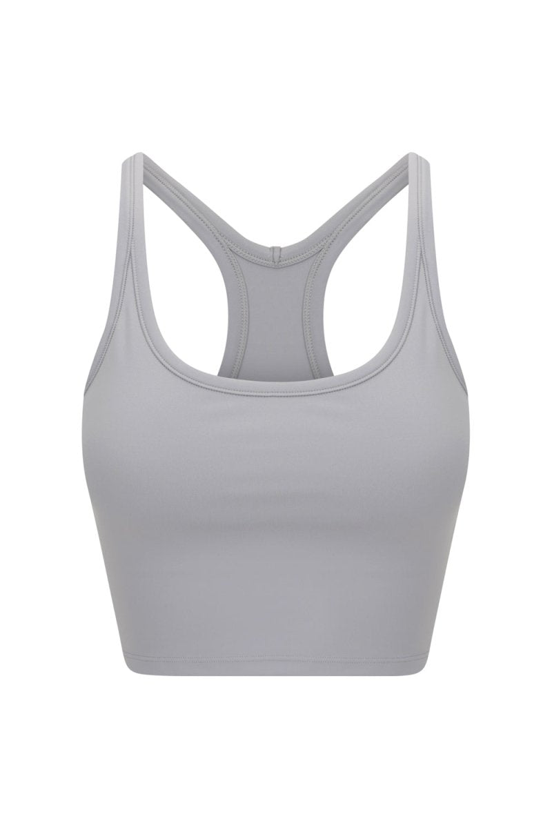 Elevate Racer Back Crop Sky Gray - TRANSFORM by Fitaz