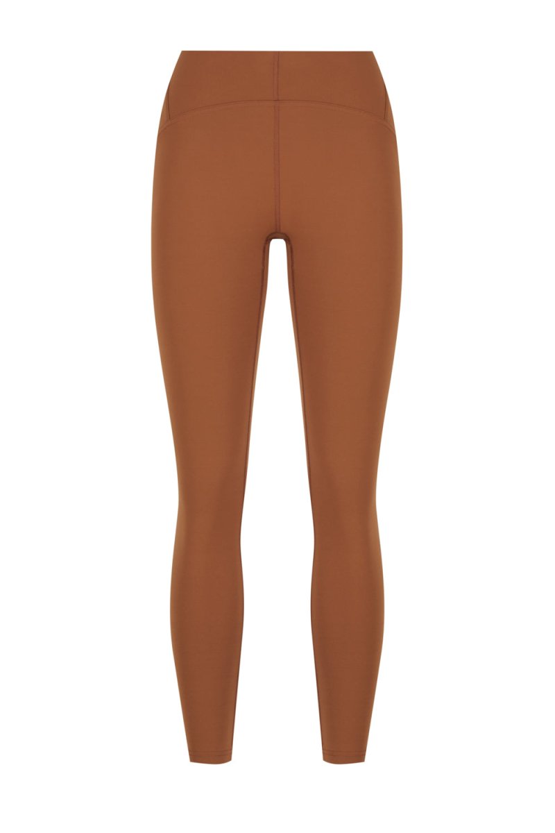 Flow Sculpted Tights Cinnamon - TRANSFORM by Fitaz