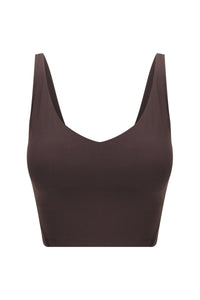 Sculpt Scoop Back Crop Midnight - TRANSFORM by Fitaz