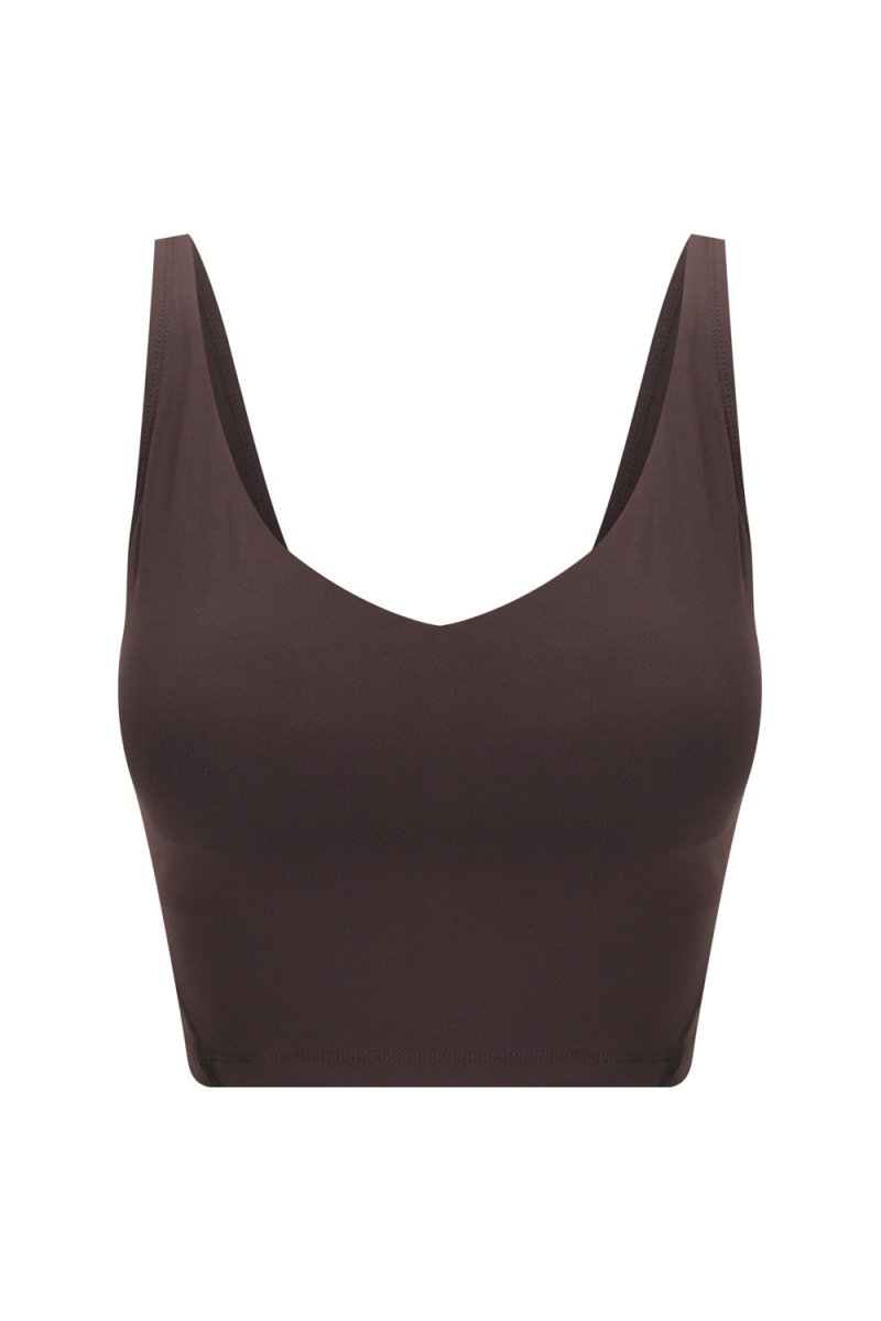 Sculpt Scoop Back Crop Midnight - TRANSFORM by Fitaz