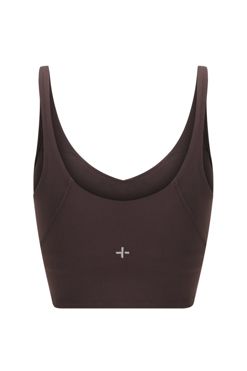 Sculpt Scoop Back Crop Midnight - TRANSFORM by Fitaz