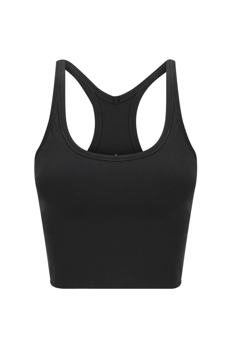 Elevate Racer Back Crop Black - TRANSFORM by Fitaz