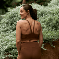 Flow Sculpted Crop Cinnamon - TRANSFORM by Fitaz