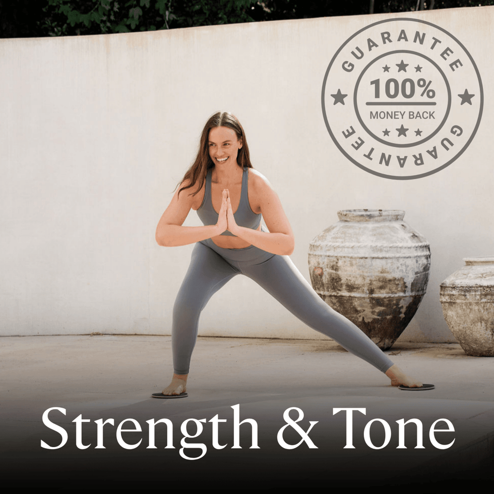 Strength and Tone intermediate fitness program - 8-week home workout - Transform by FitazFK