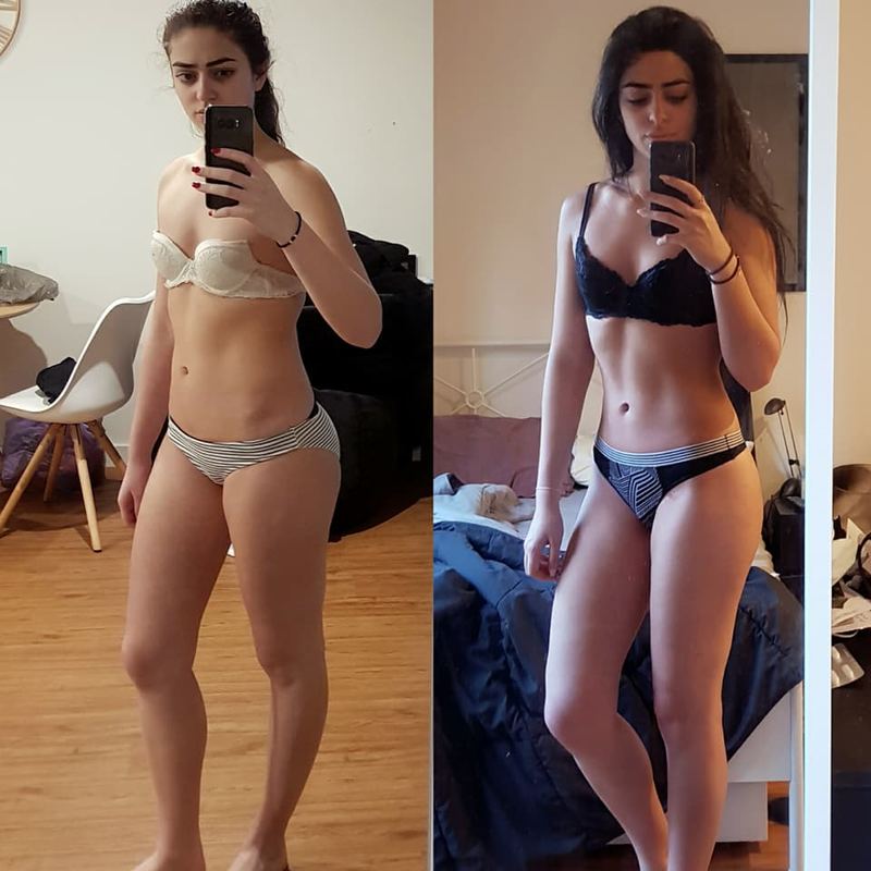 Eleni Doxaratoras Weight Loss Reset transformation
