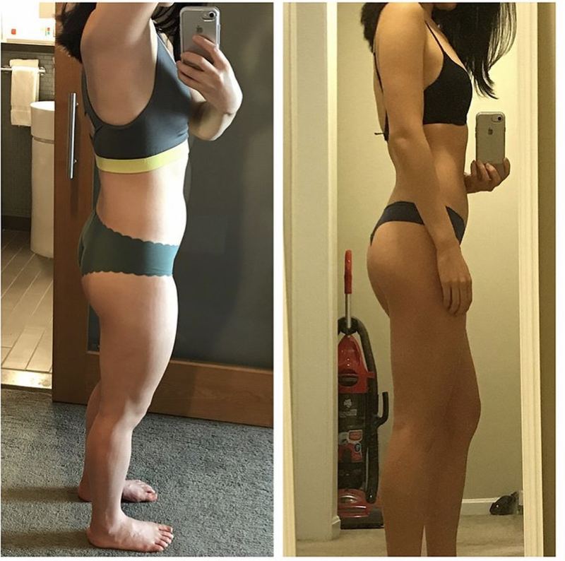 hard2bfit Weight Loss Reset transformation