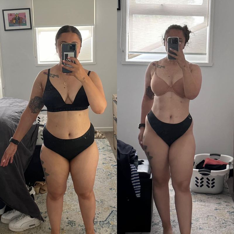 Belina Latorre Weight Loss Reset transformation