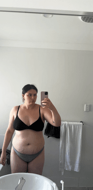 Kyra before Weight Loss Reset